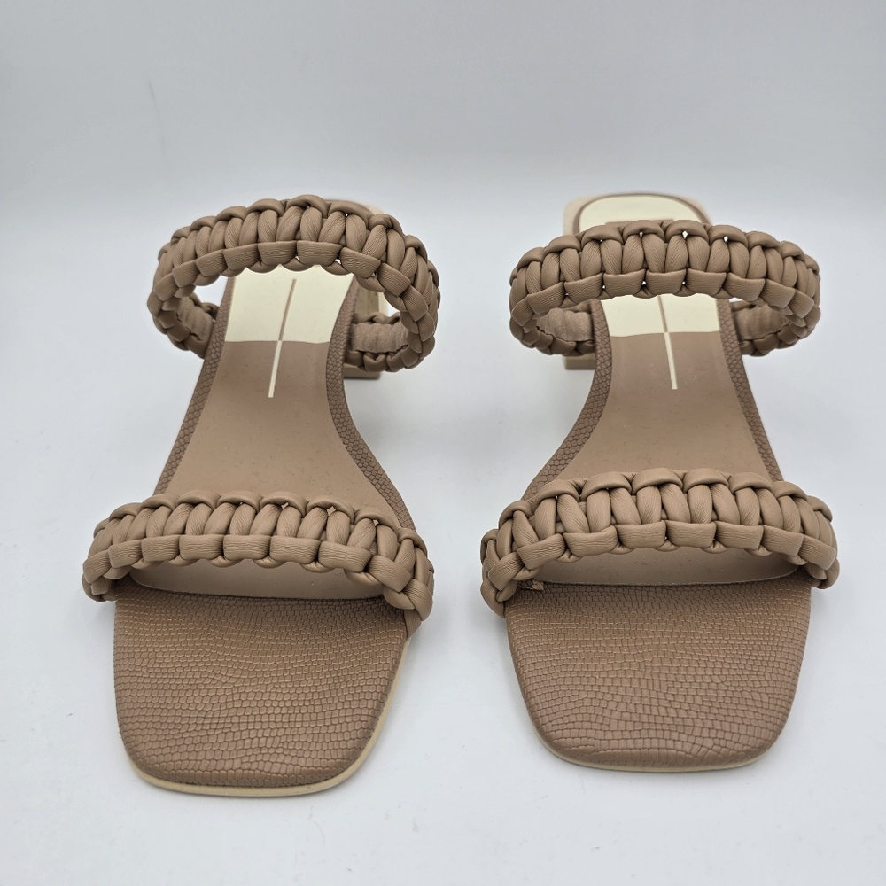 NWOT Dolce Vita Women's Zeno Heeled Sandals, Cafe Stella, Size 10 - Picture 2 of 16